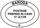 Baroda Prepaid in Cash Postmark