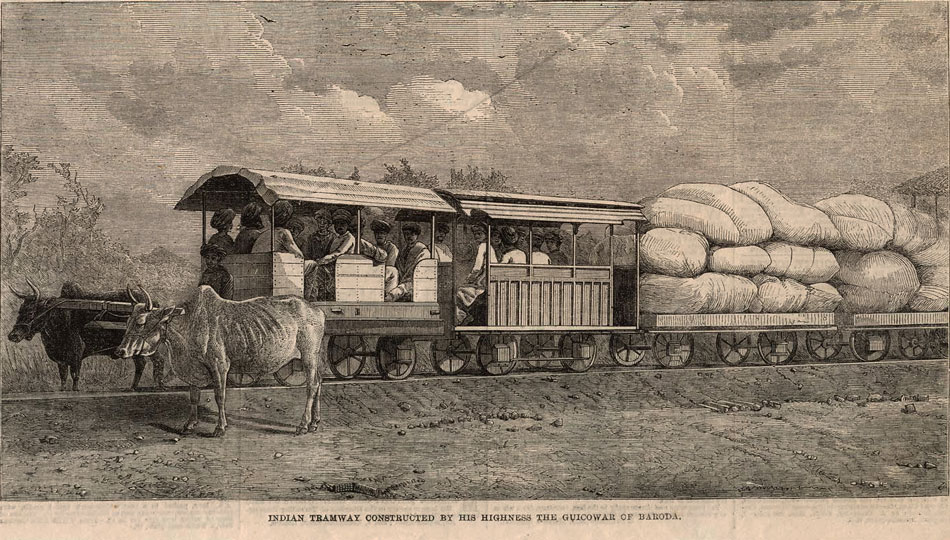 Bullock Train of Baroda State