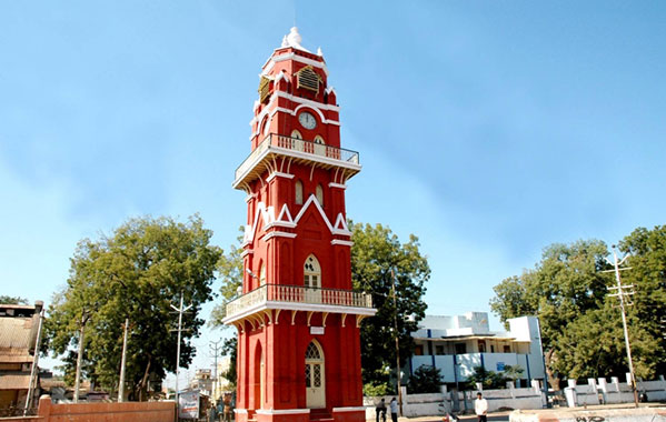 The Lal Tower (Red Clock Tower), Rajpipla, built in 1896